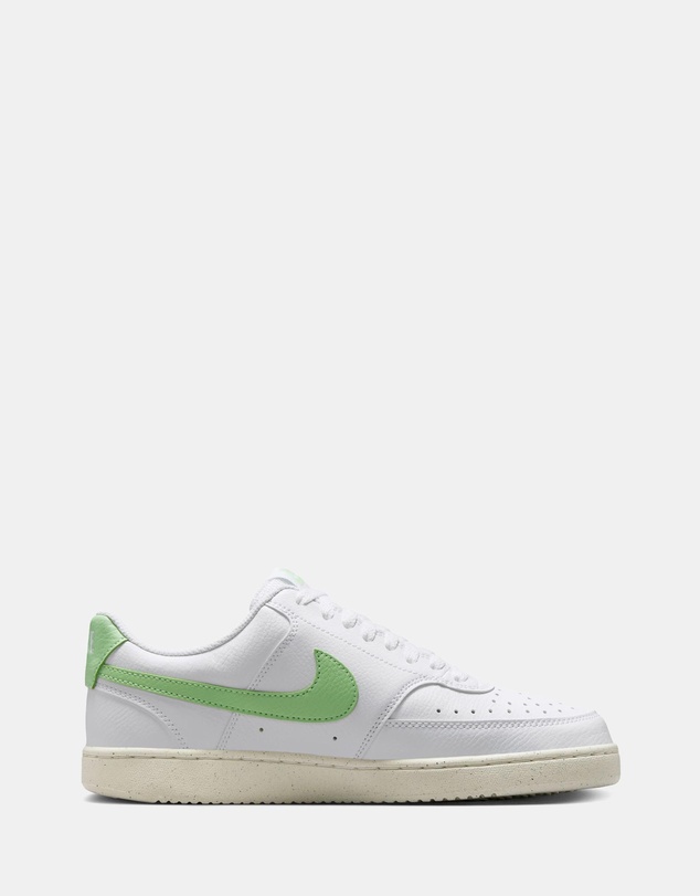 Court Vision Low Next Nature - Women's - White, Vapor Green & Sail
