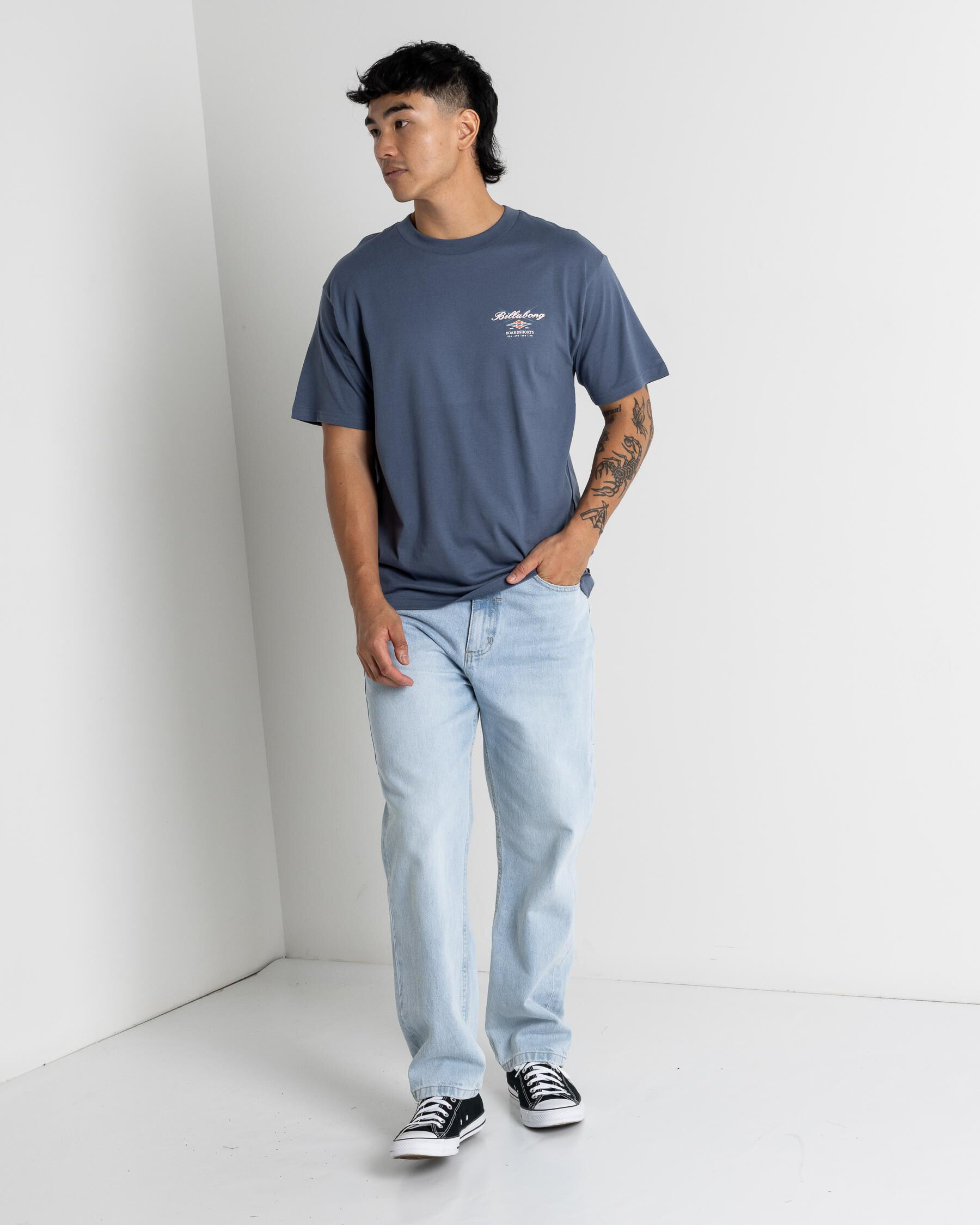 Crossboards Short Sleeve Shirt T-Shirt - Slate Blue slider