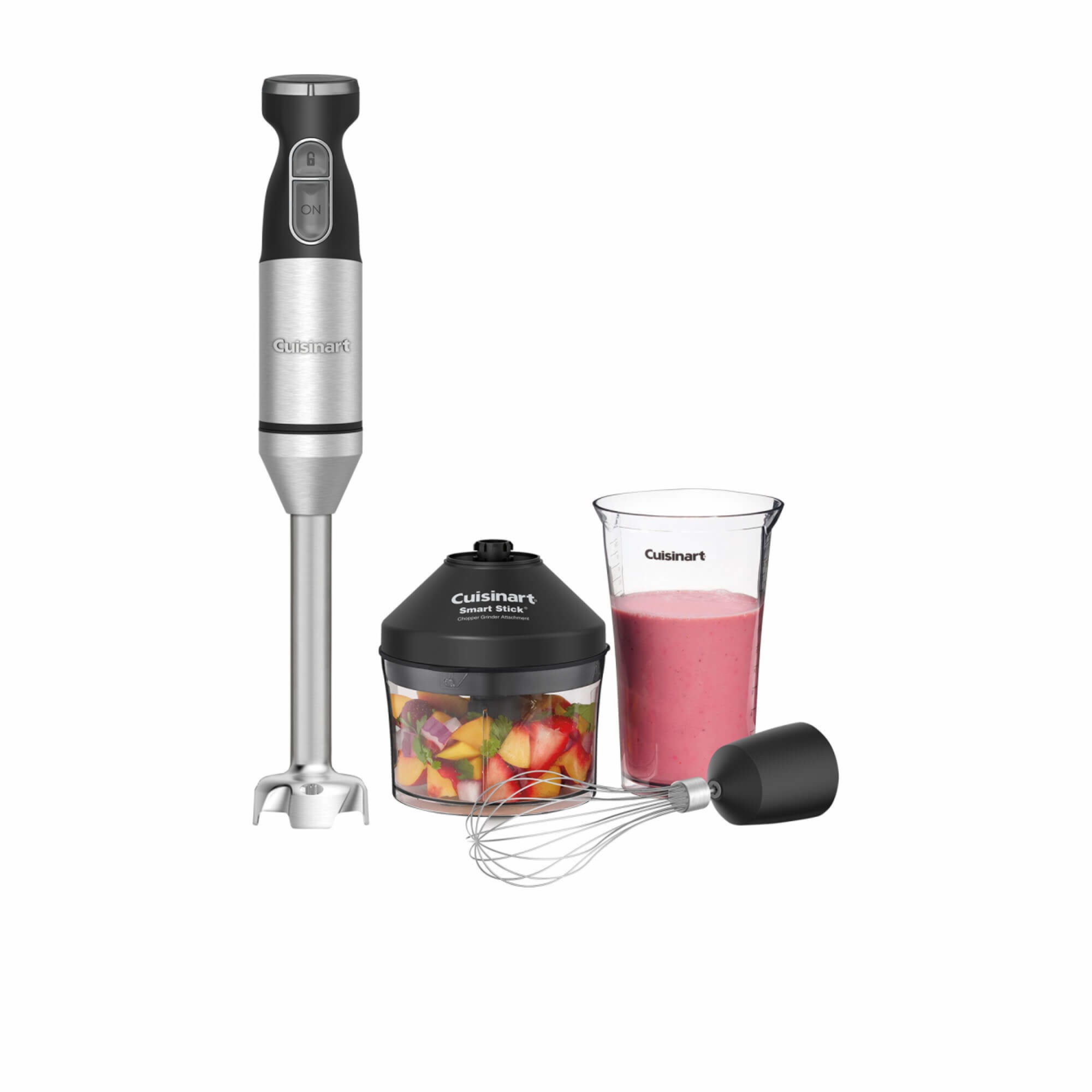 Cuisinart Smart Stick Variable Hand Blender with Attachments Stainless Brushed - Brushed Stainless Steel