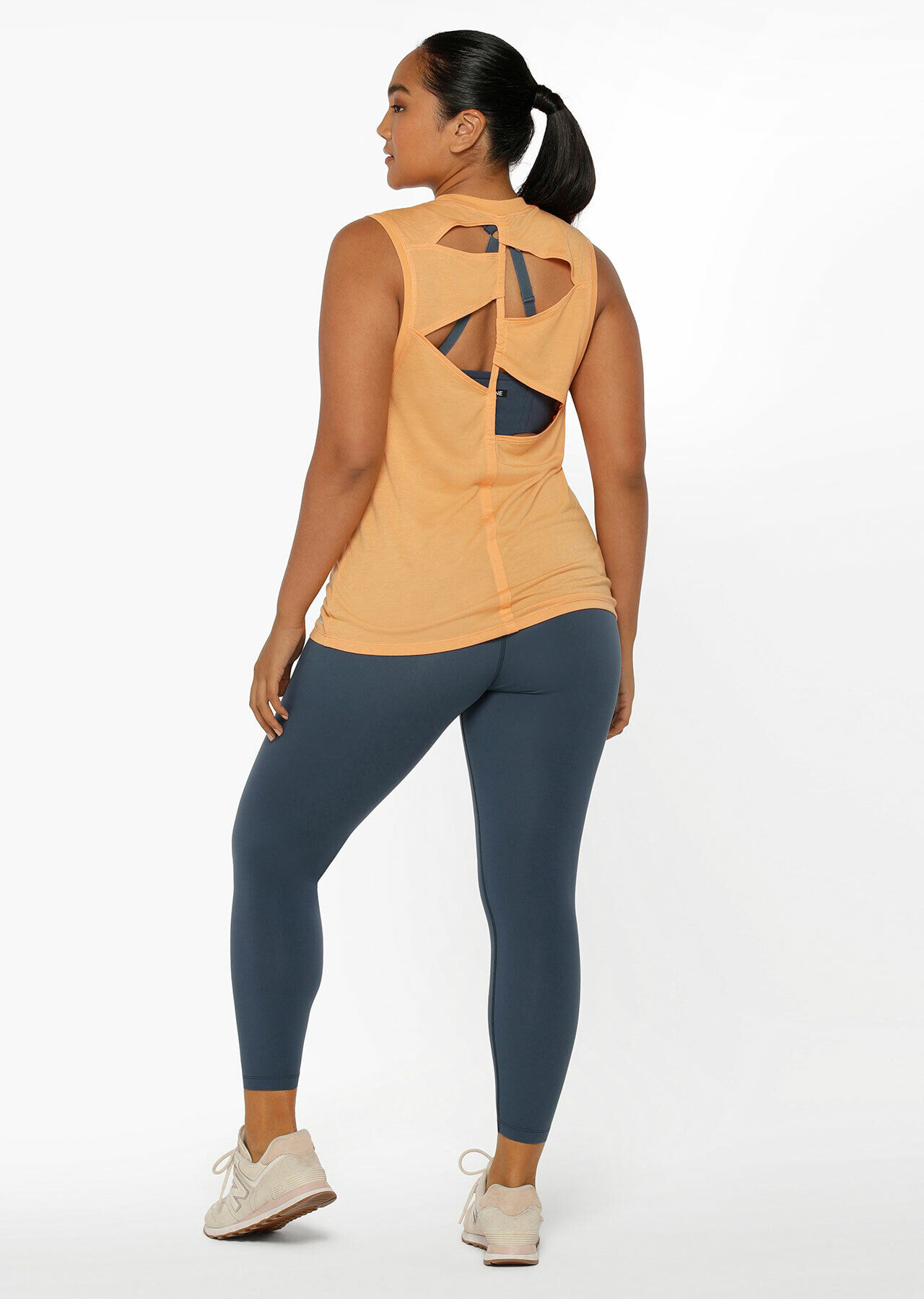 Cutout Muscle Tank - Clementine slider