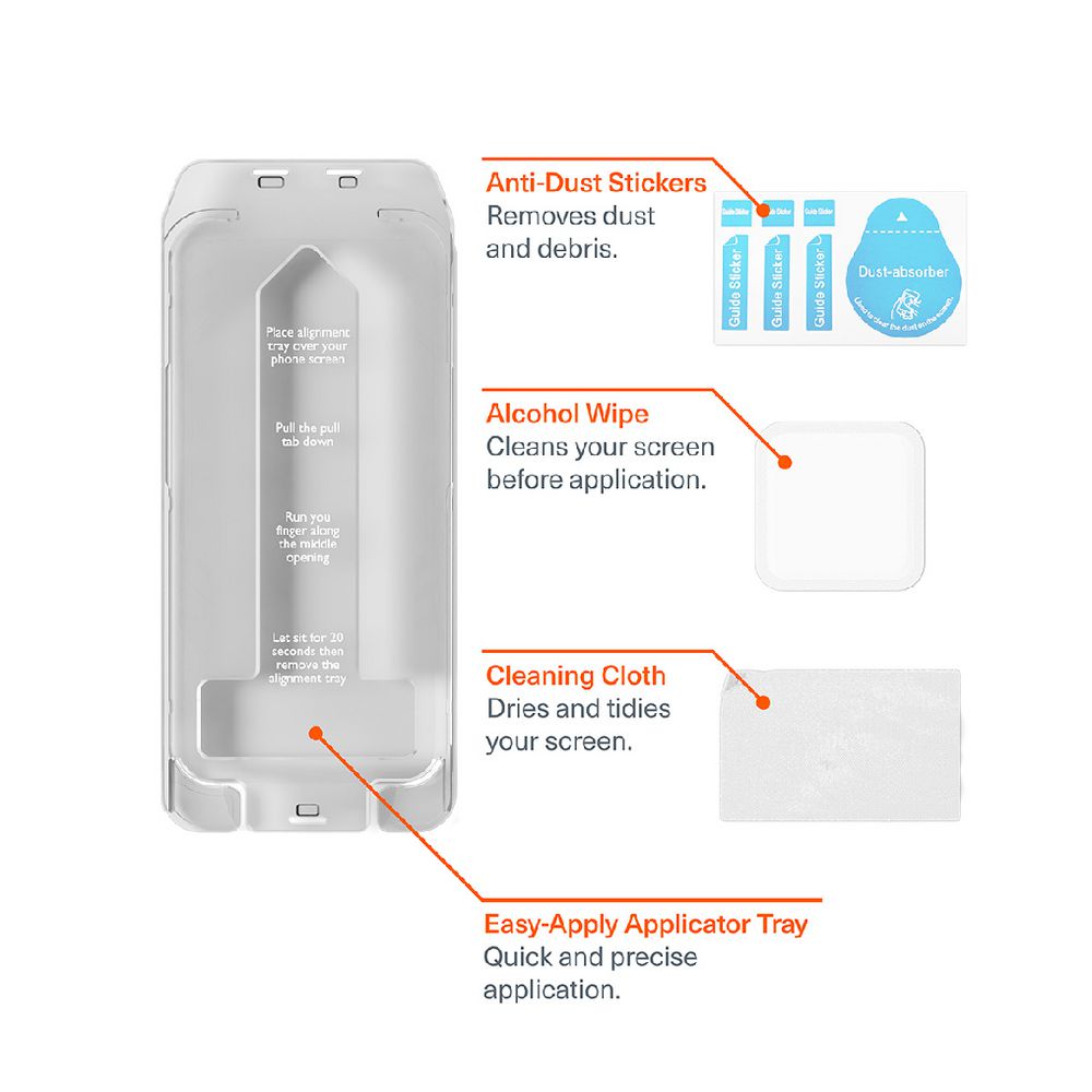 Cygnett OpticShield iPhone 16 Pro Screen Protector slider