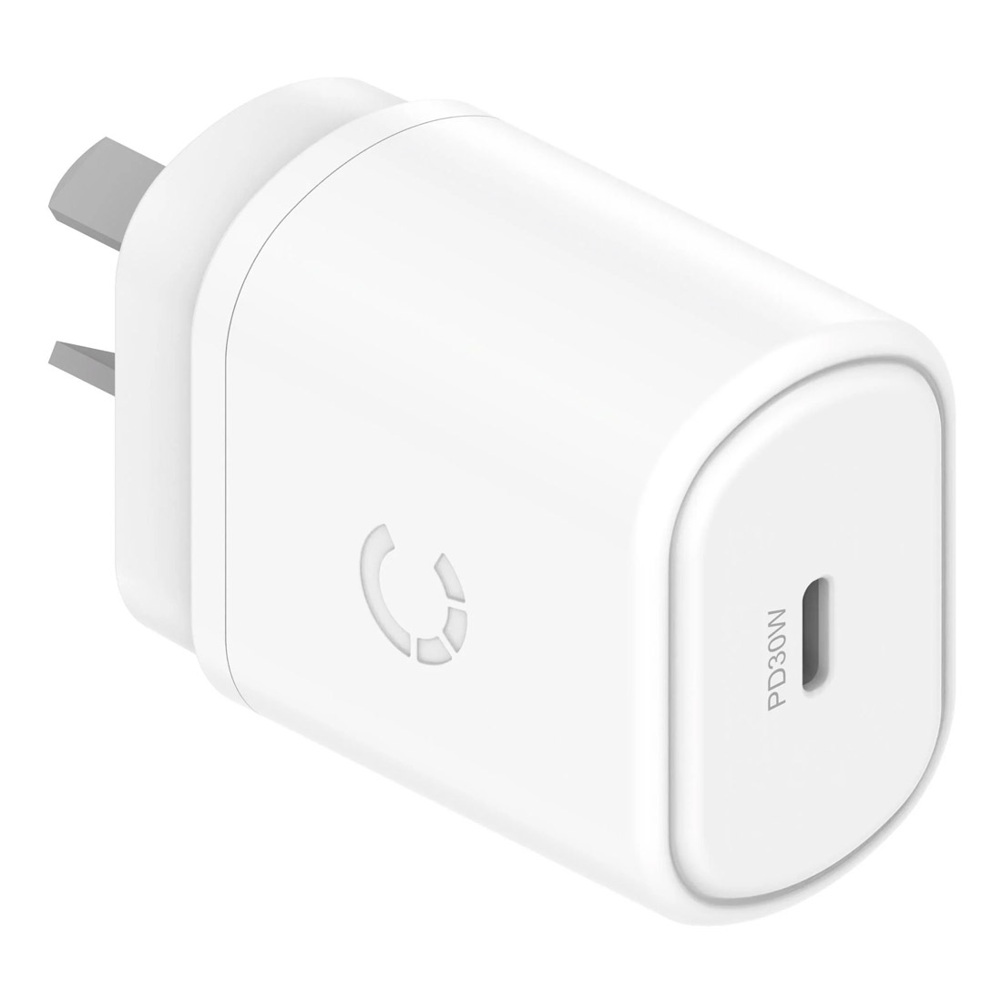Cygnett PowerPlus 30W USB-C Wall Charger - White
