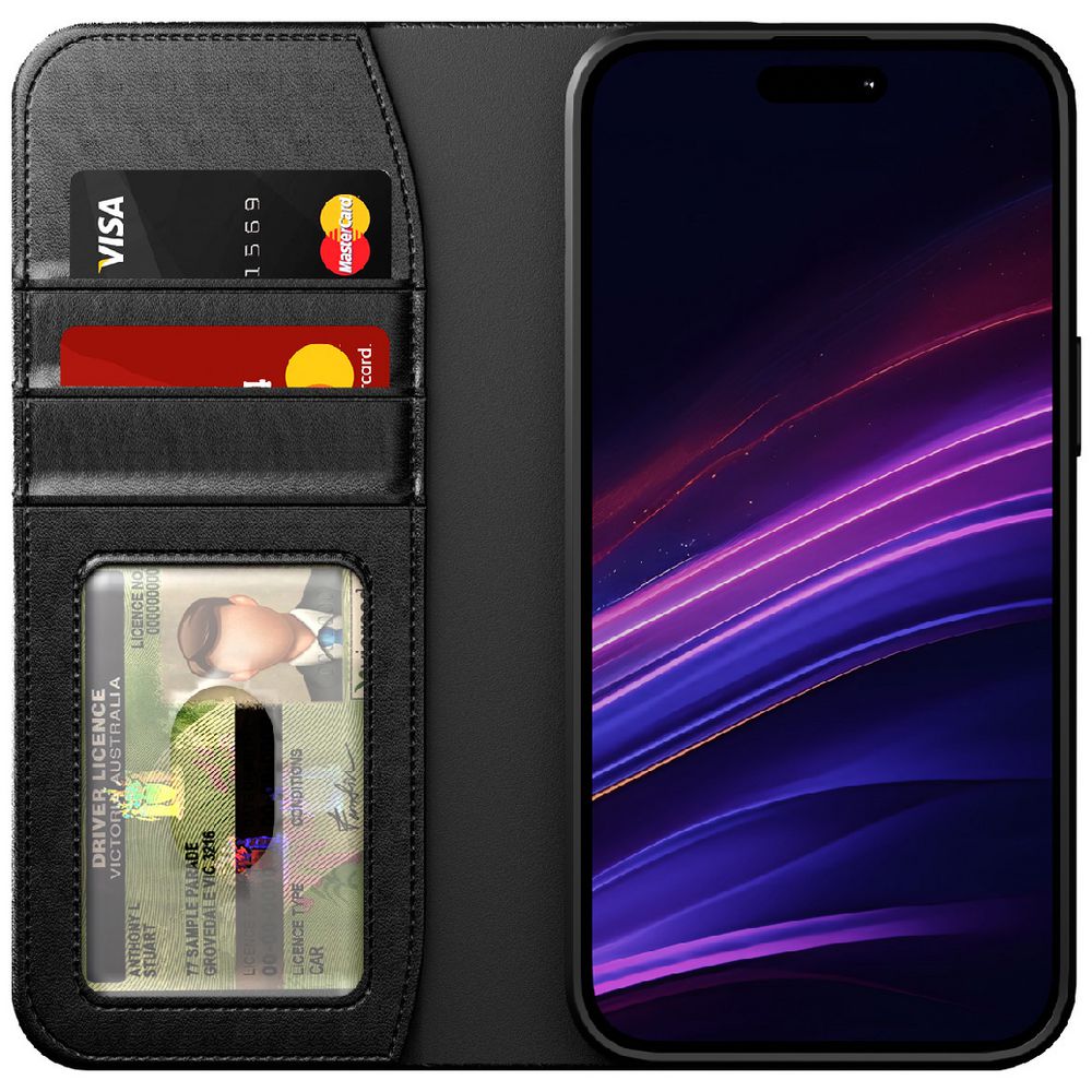 Cygnett UrbanWallet iPhone 16 Pro Max Case Black slider