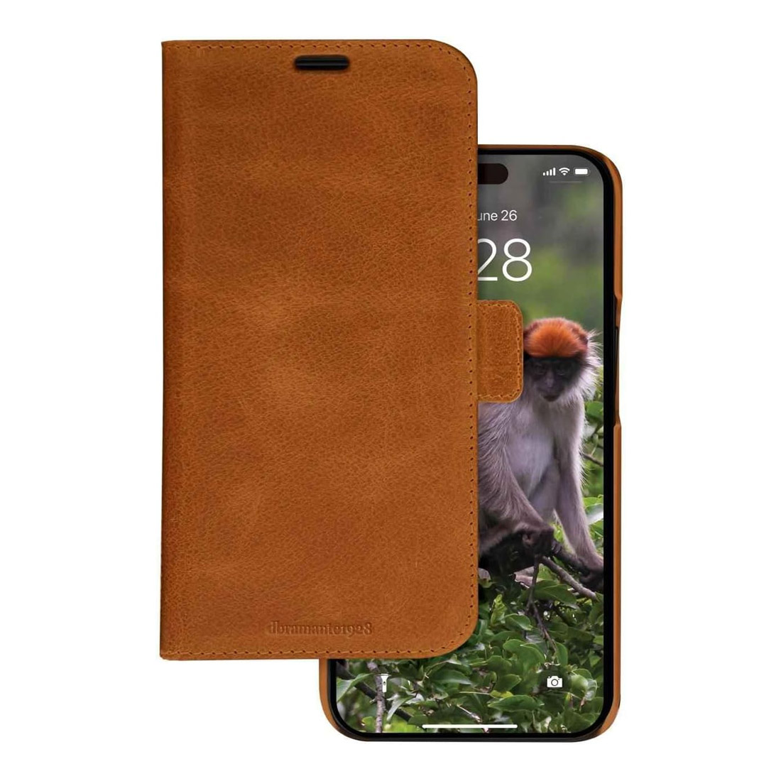 Dbramante 1928 Lynge iPhone 15 Pro Max Wallet Case - Tan