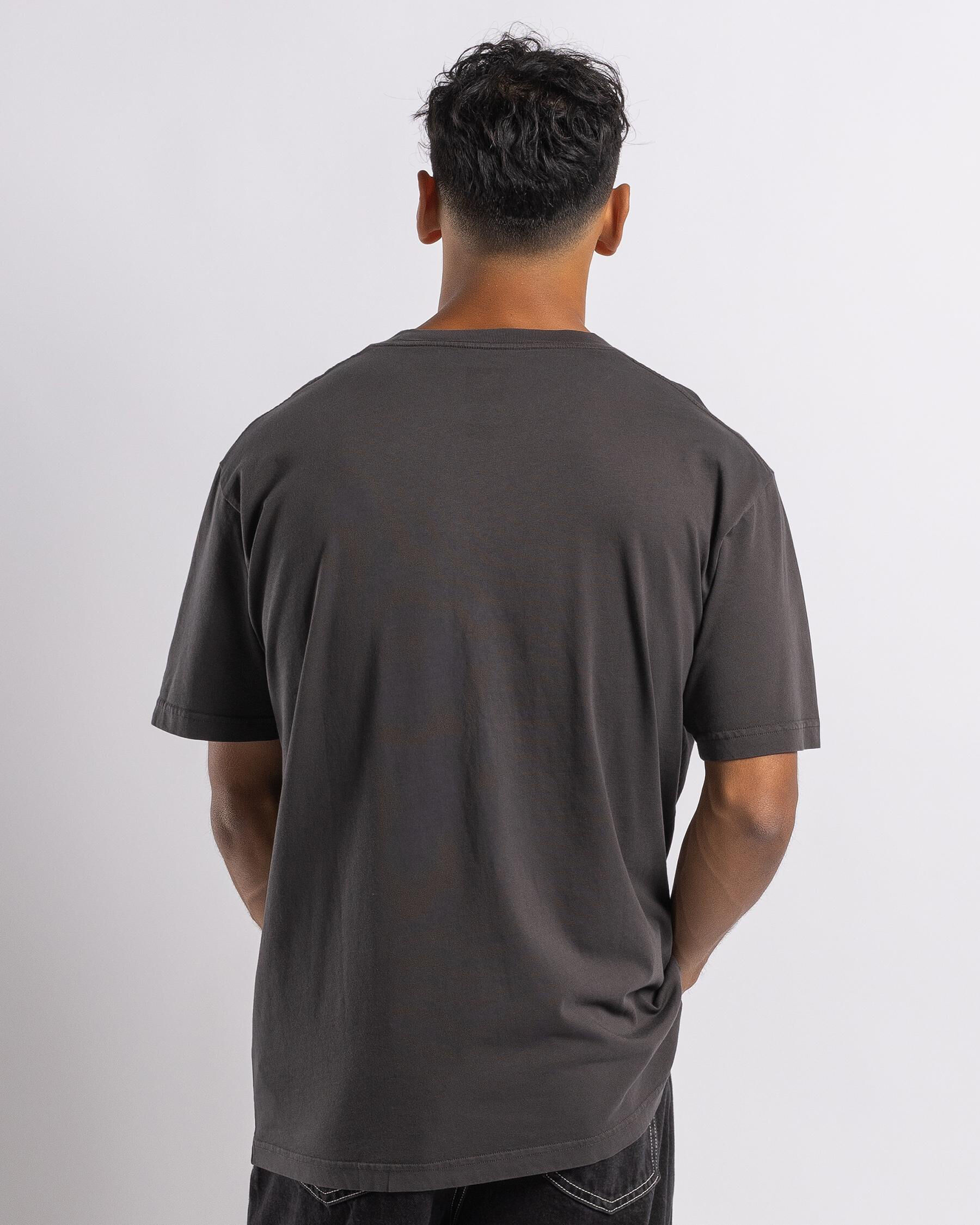 DC Star Pigment Dye T-Shirt - Black Enzyme Wash slider