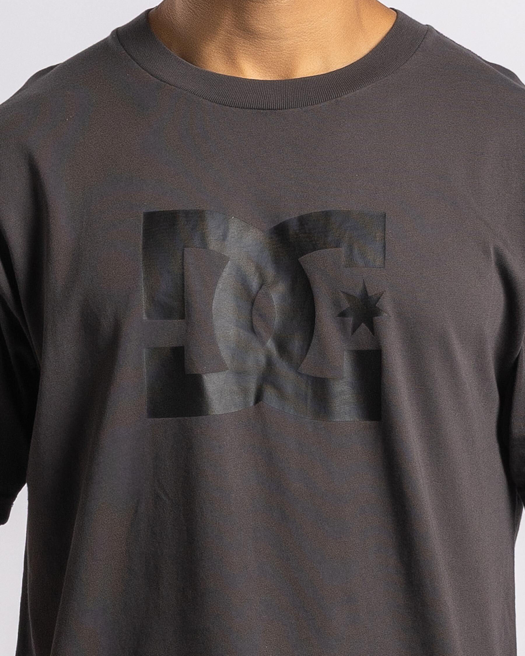 DC Star Pigment Dye T-Shirt - Black Enzyme Wash slider