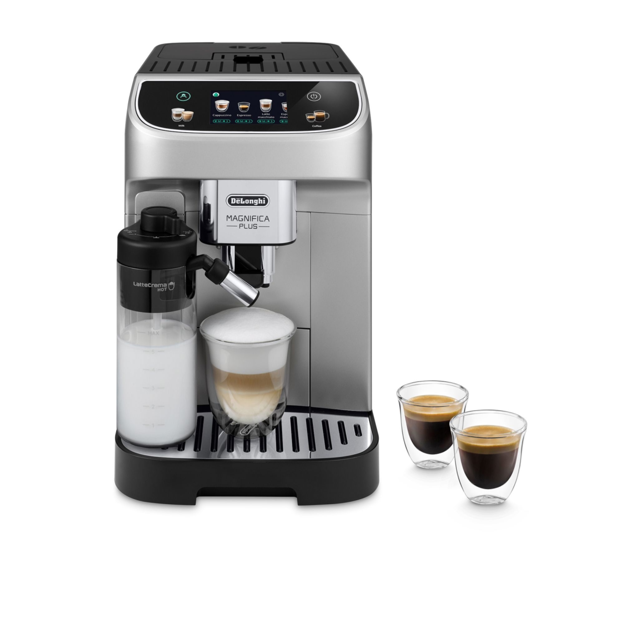 DeLonghi Magnifica Plus ECAM32070SB Fully Automatic Coffee Machine Silver - Cart slider