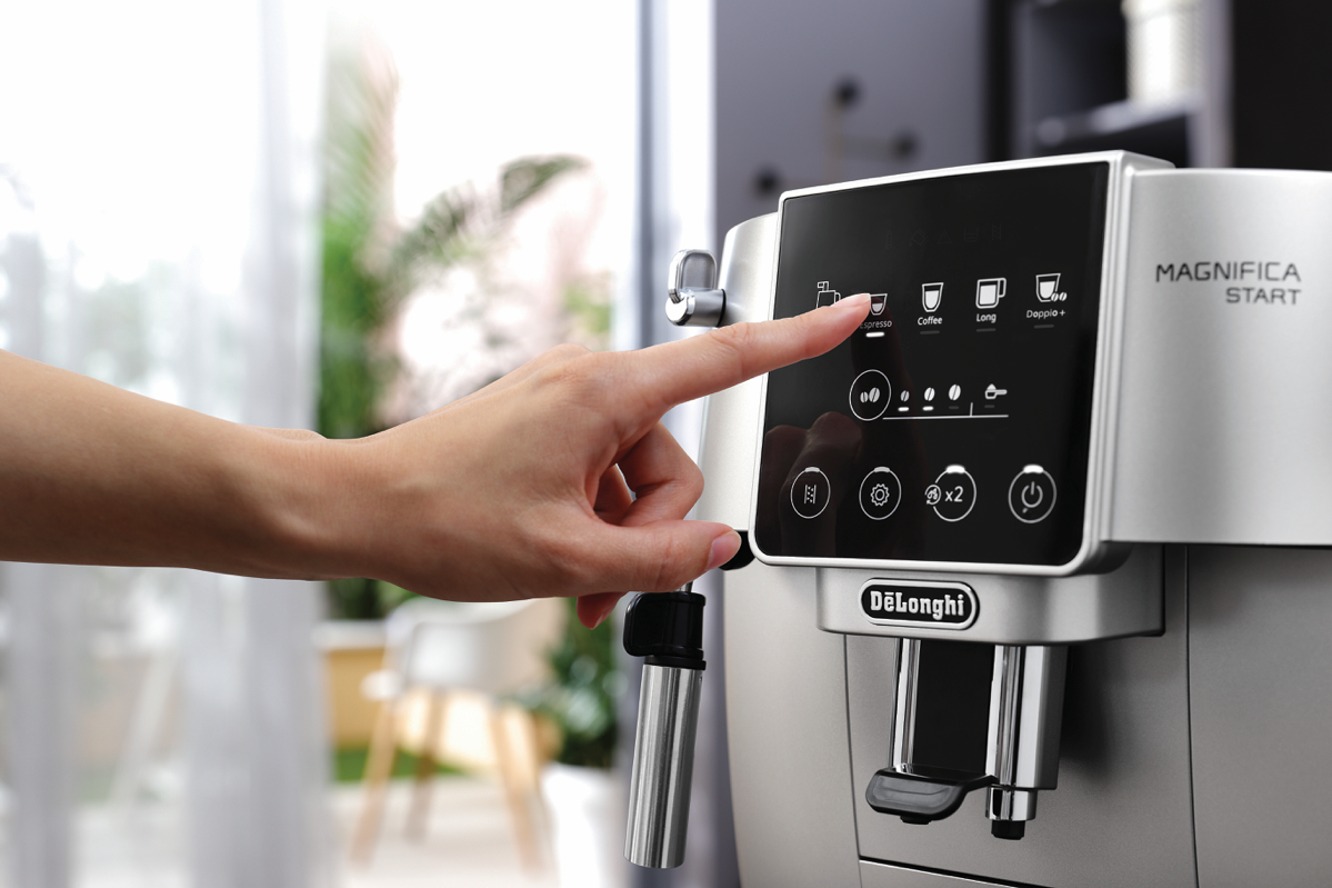 DeLonghi Magnifica Start Coffee Machine Silver slider