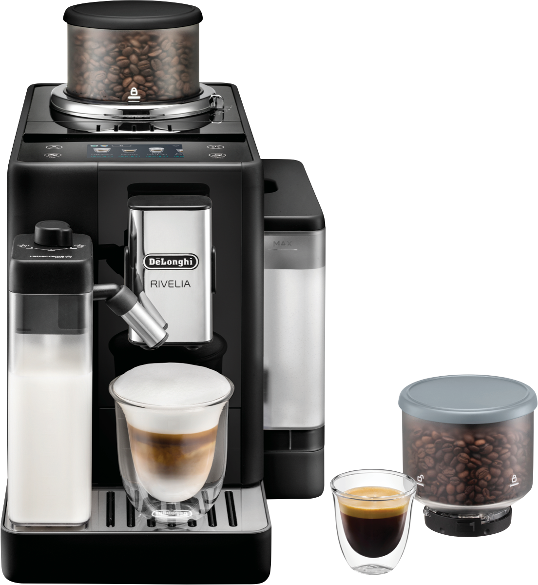 DeLonghi Rivelia Fully Automatic Coffee Machine slider