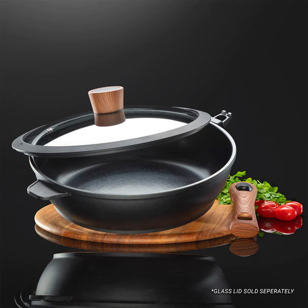 Diamond Earth® 28cm Deep Pan with detachable handle slider