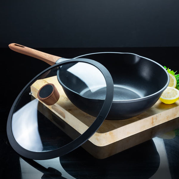 Diamond Earth® Wok + Glass Lid - 30cm slider