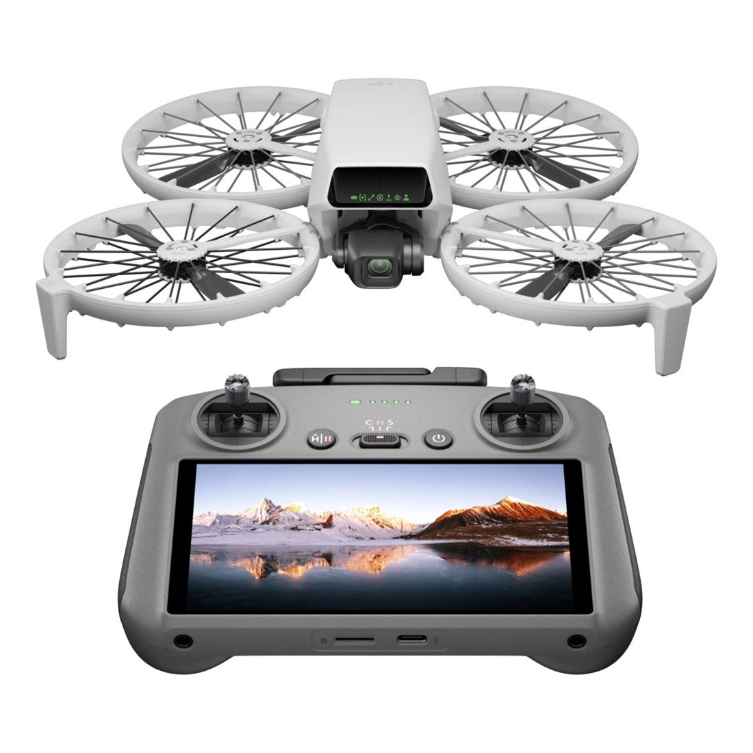 DJI Flip Drone (DJI RC 2) [Damaged Box] - Brand New