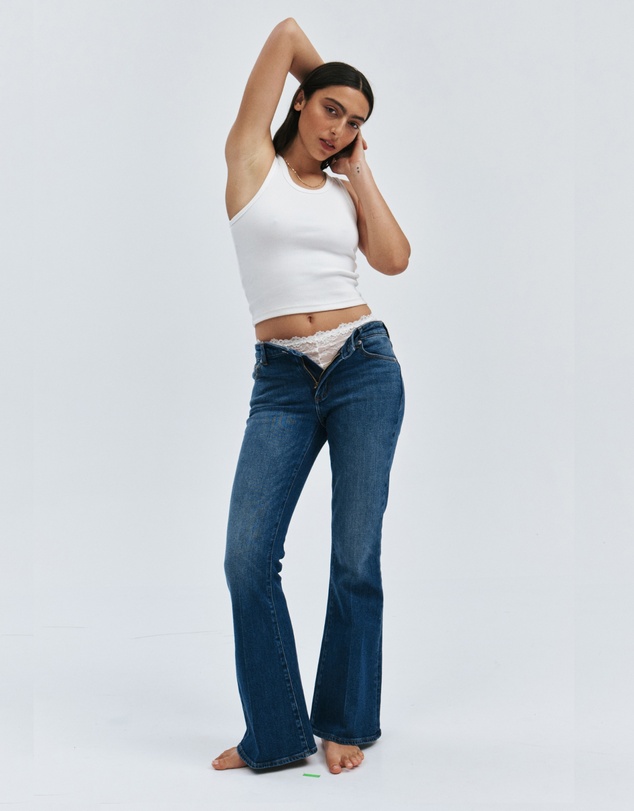 Downtown Flare Jean - Donna Blue