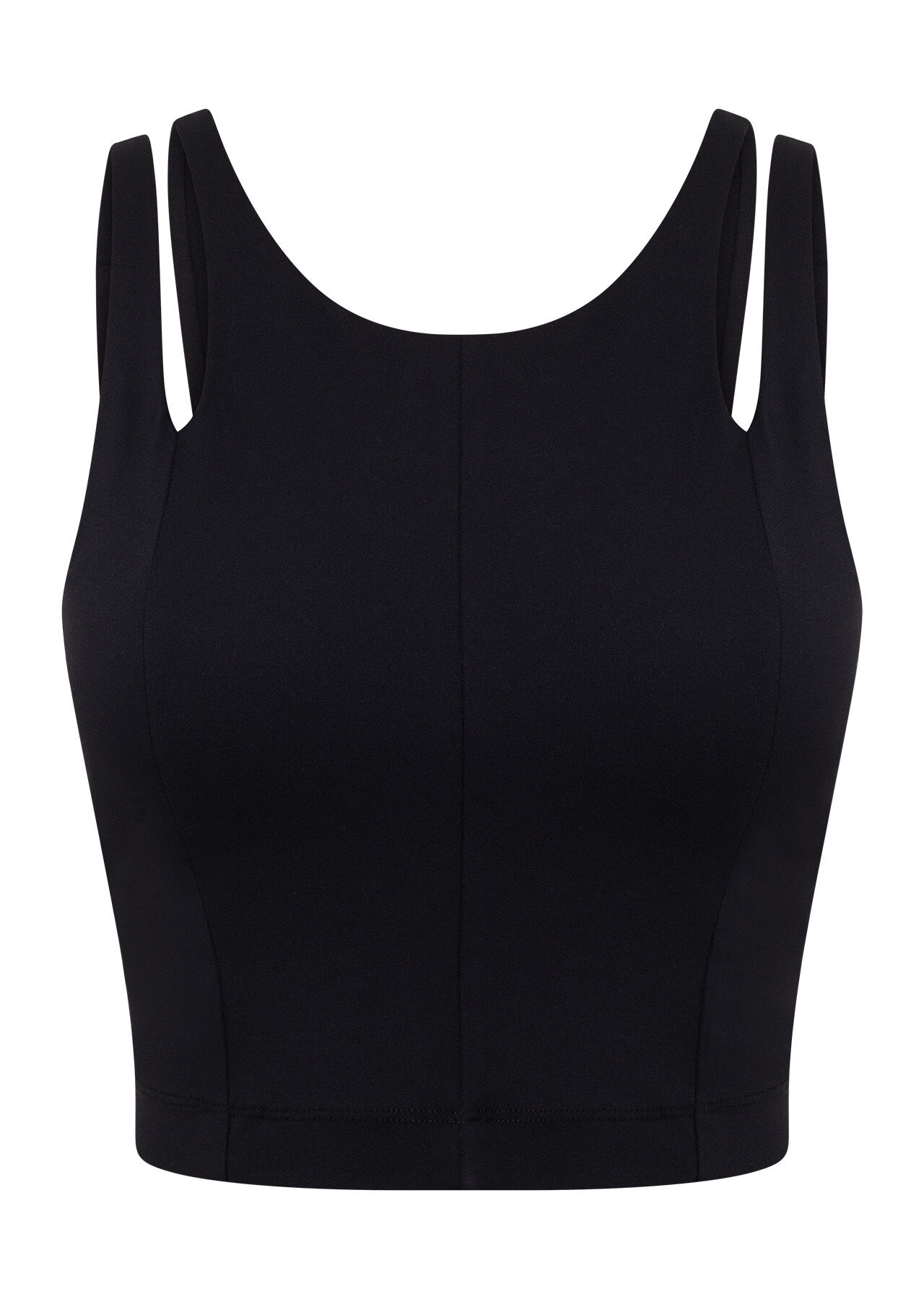 Elements Recycled Cropped Active Bra Tank Combo - Black slider