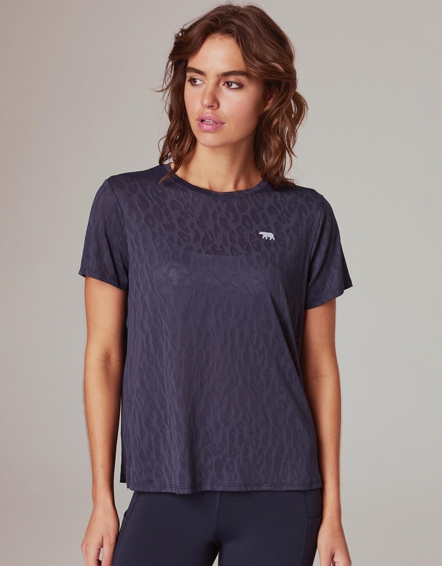 Elevate Air Workout Tee - Indigo