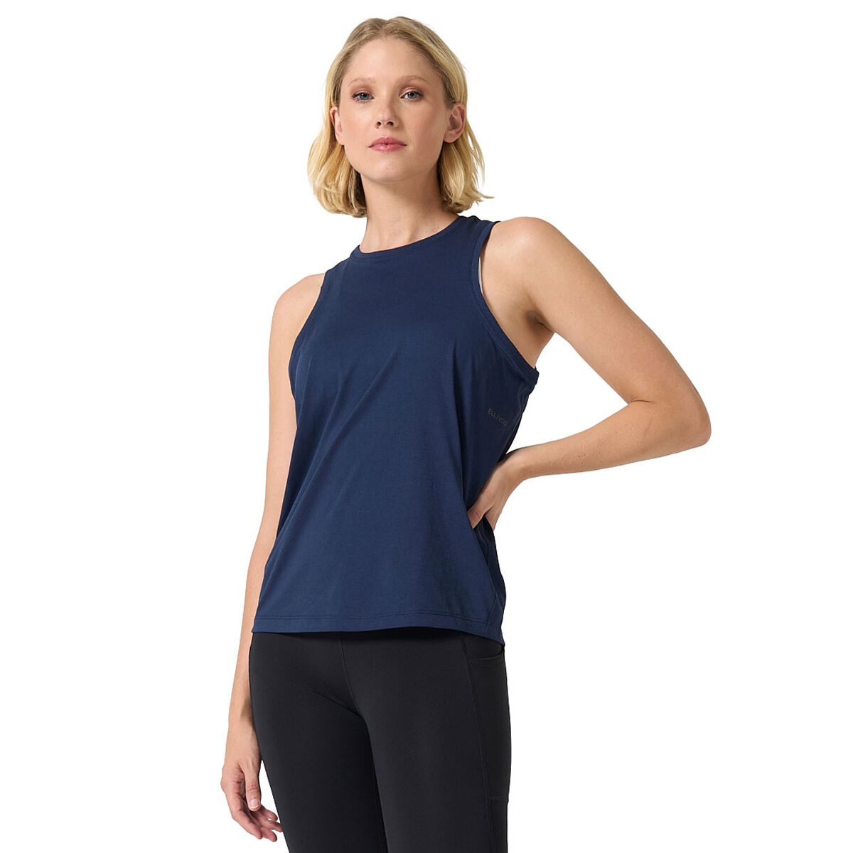 Ell & Voo Womens Essentials Training Tank - Navy