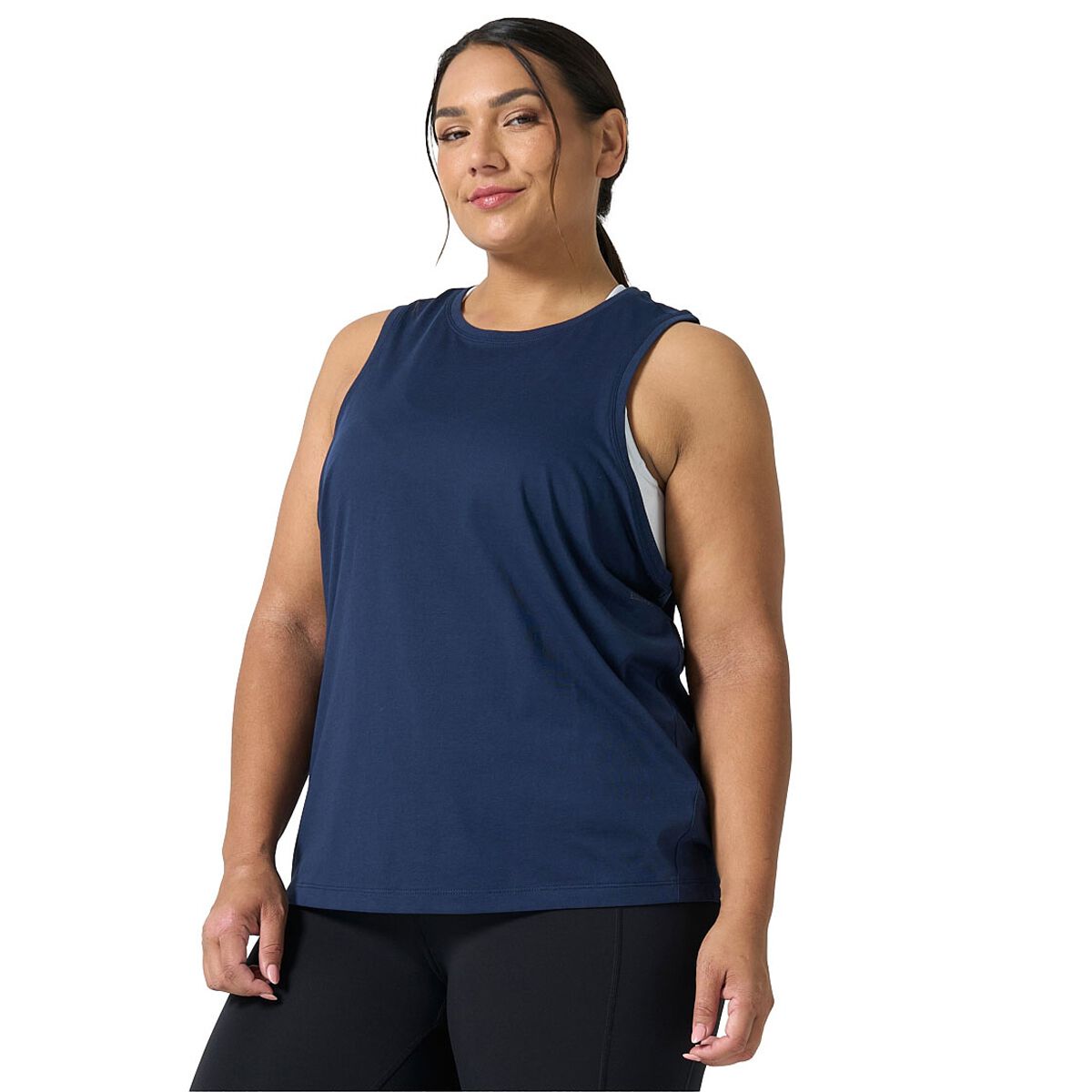 Ell & Voo Womens Essentials Training Tank - Navy slider