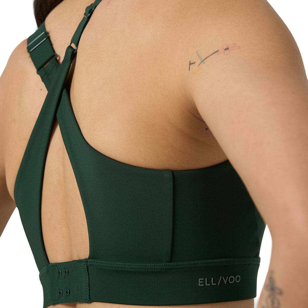Ell & Voo Womens Kara Crop - Darkgreen slider