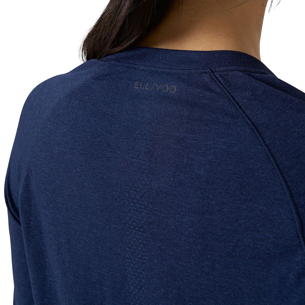 Ell & Voo Womens Reili Seam Free Long Sleeve Tee - Blue slider