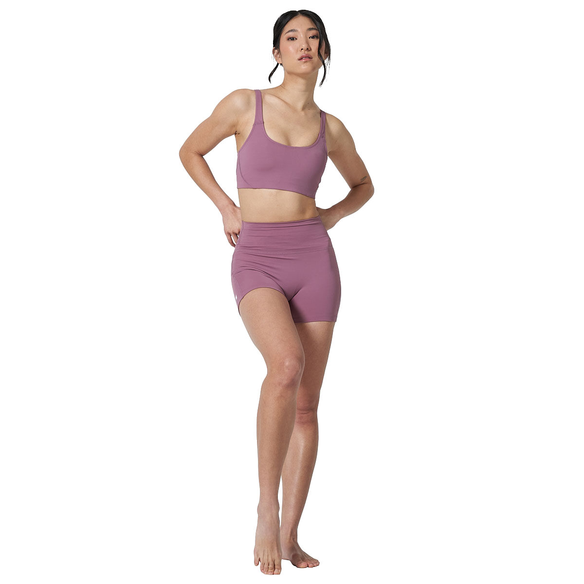 Ell/Voo Womens Acqua 4 Inch Tights - Mauve slider