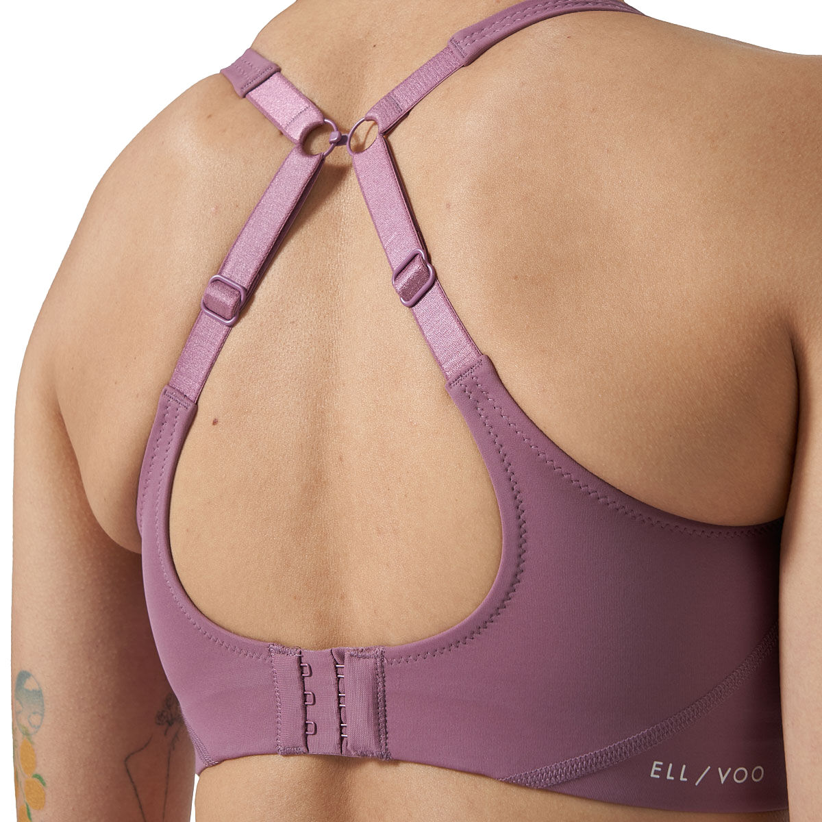 Ell/Voo Womens Acqua Crop Top - Mauve slider