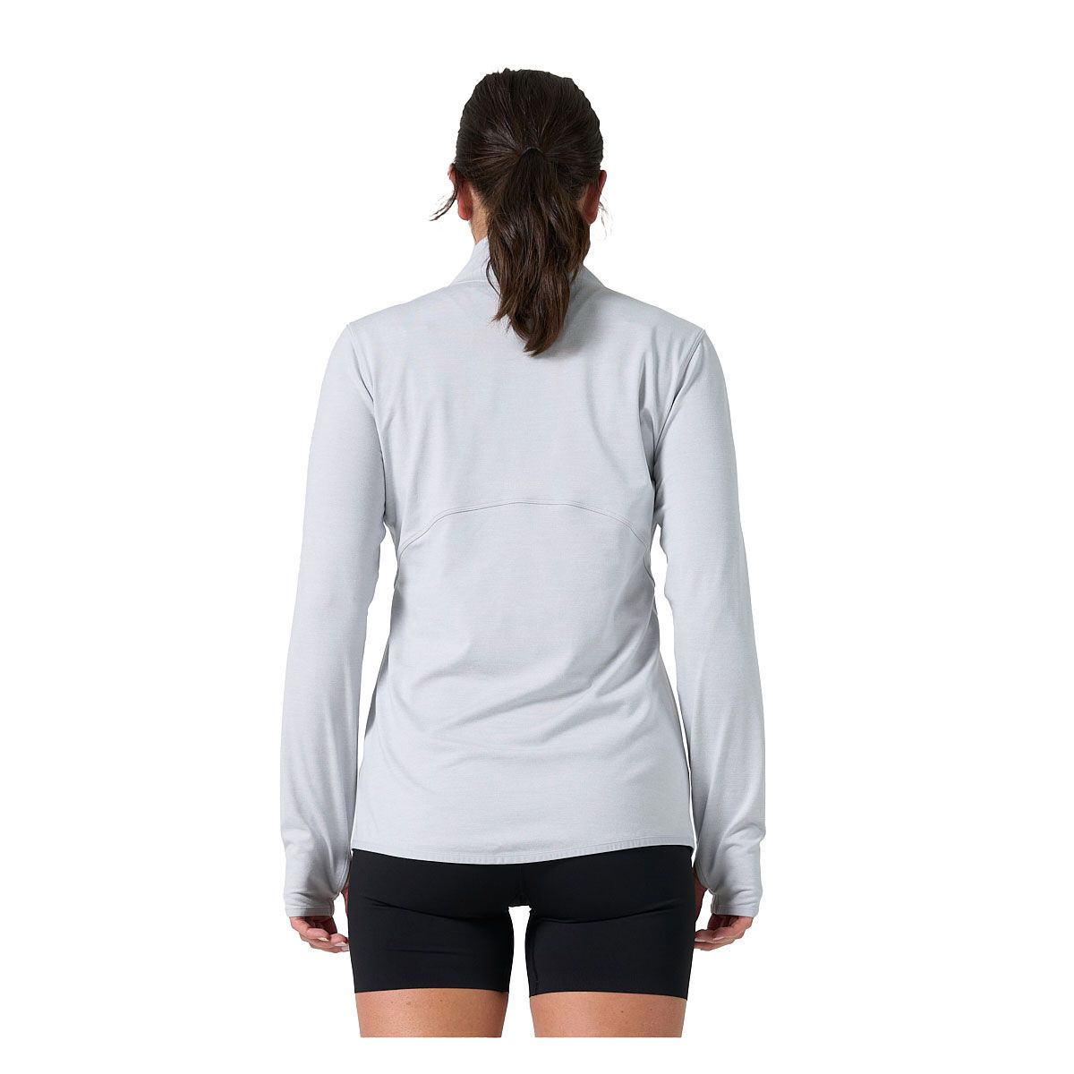 Ell/Voo Womens Alva 1/4 Zip Long Sleeve Top - Silvermarle slider