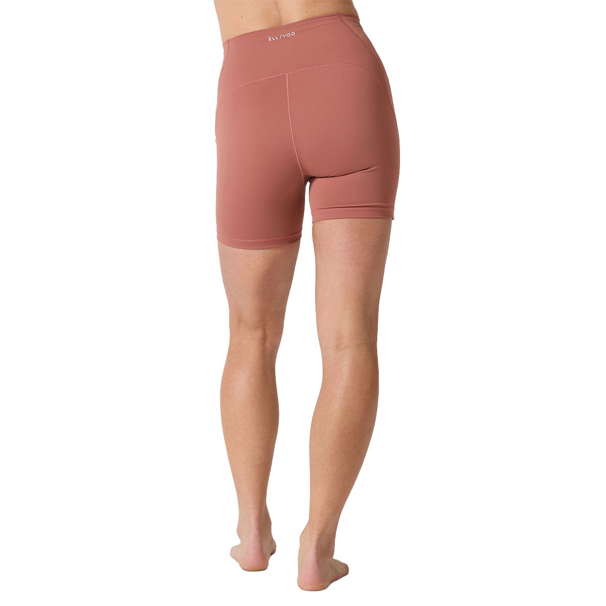 Ell/Voo Womens Averi 5 Inch Short Tights Brown XL - Brown slider