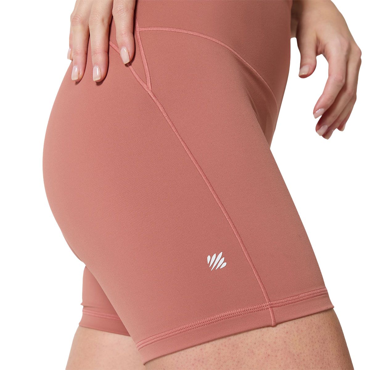 Ell/Voo Womens Averi 5 Inch Short Tights Brown XL - Brown slider