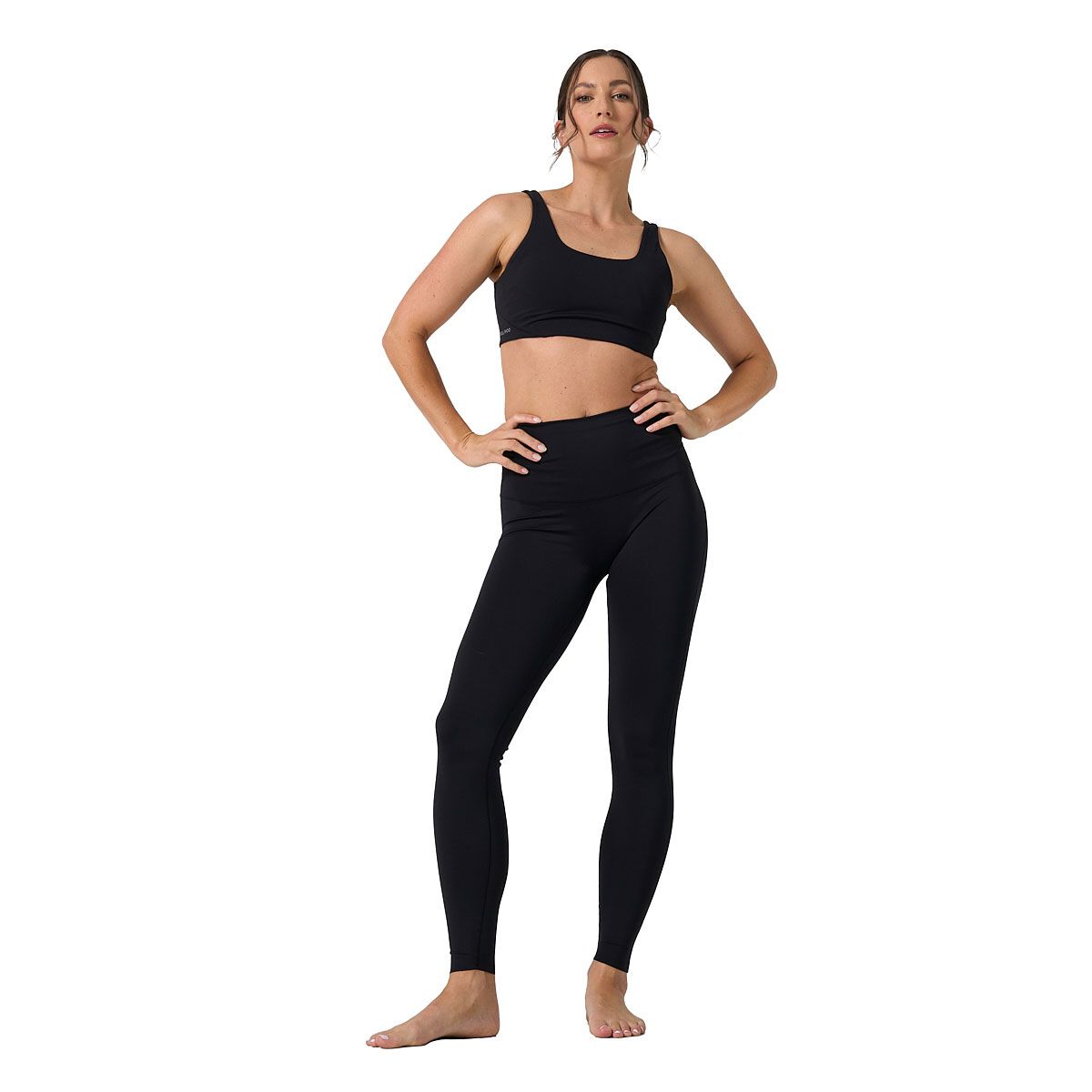 Ell/Voo Womens Averi Full Length Tights - Black slider