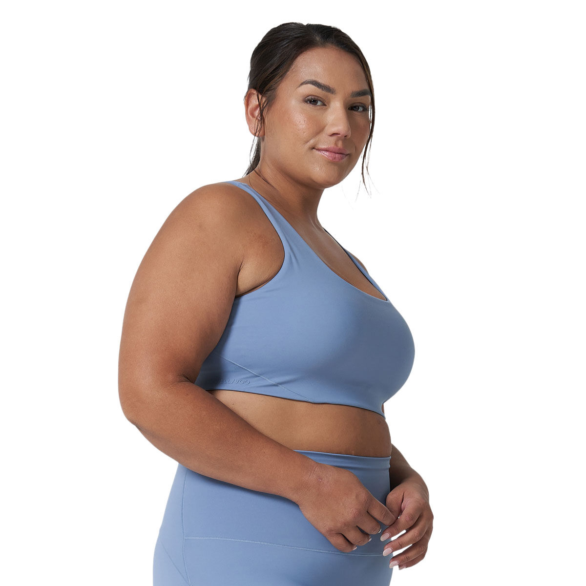 Ell/Voo Womens Averi Sports Bra Blue L - Blue slider