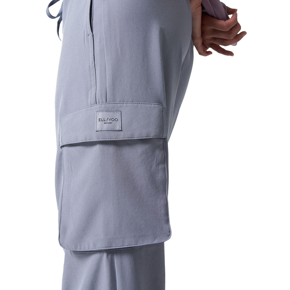 Ell/Voo Womens Cori Cargo Pants Grey 3XL - Grey slider