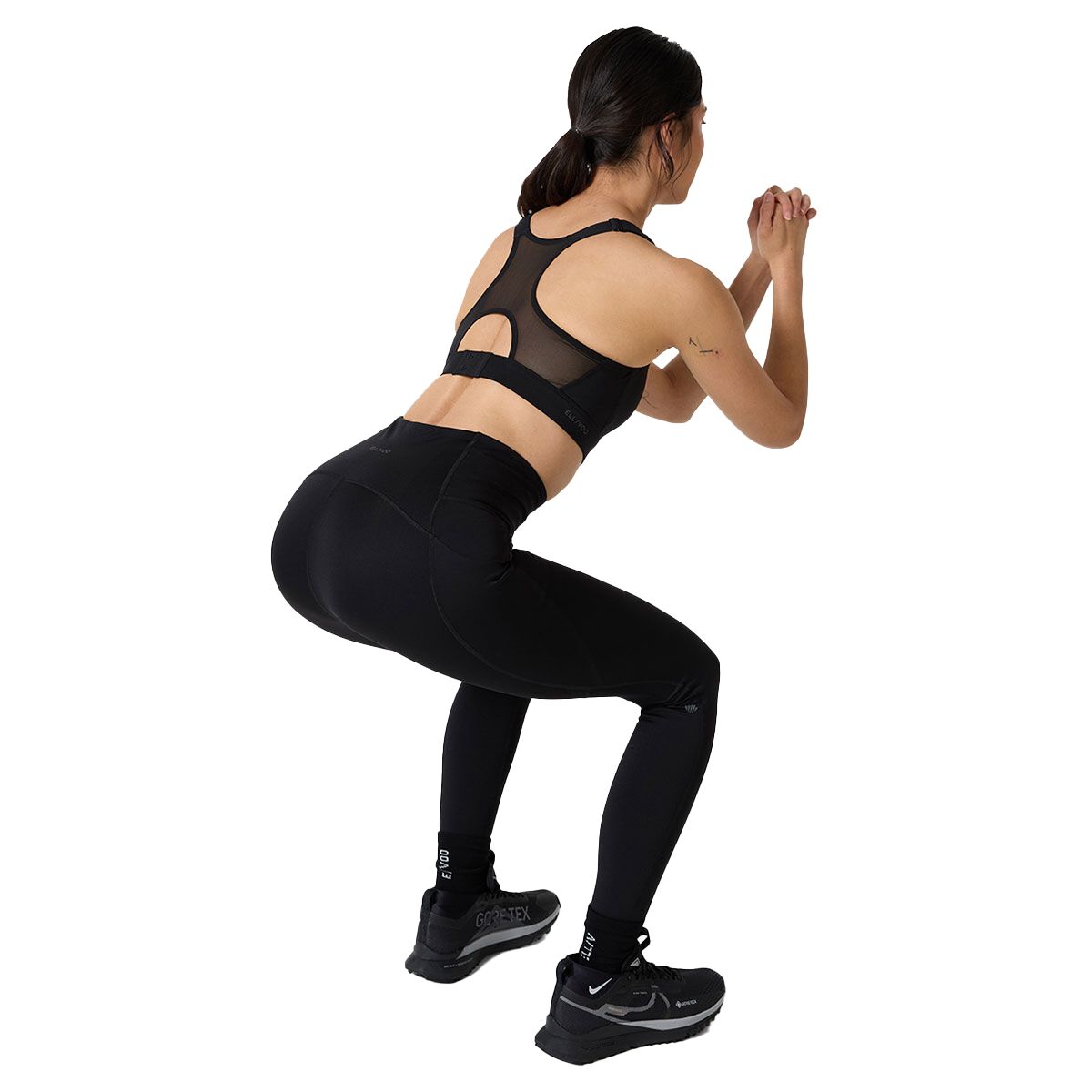 Ell/Voo Womens Dakota Full Length Tights Black XS - Black slider