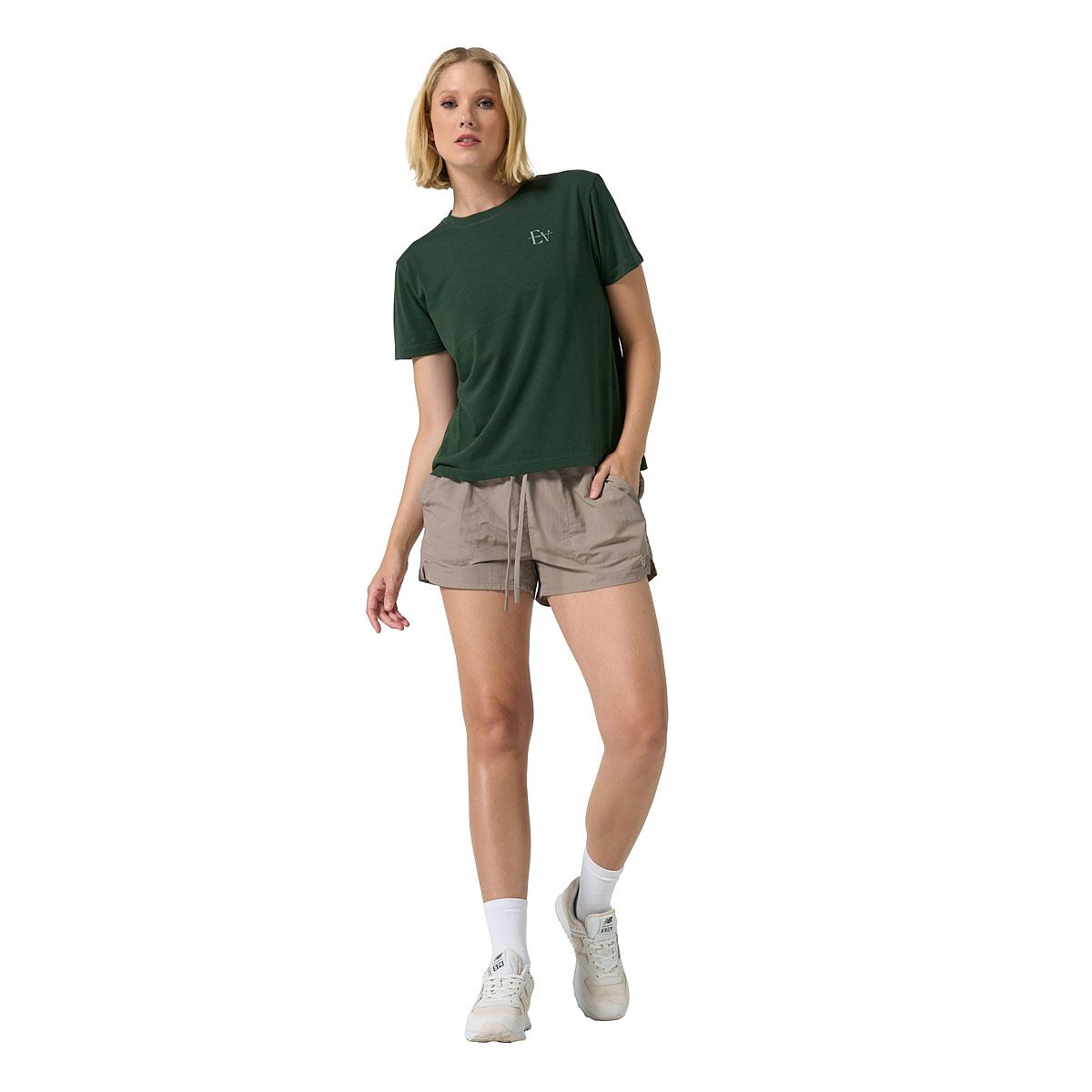 Ell/Voo Womens Devin Shorts - Shark slider