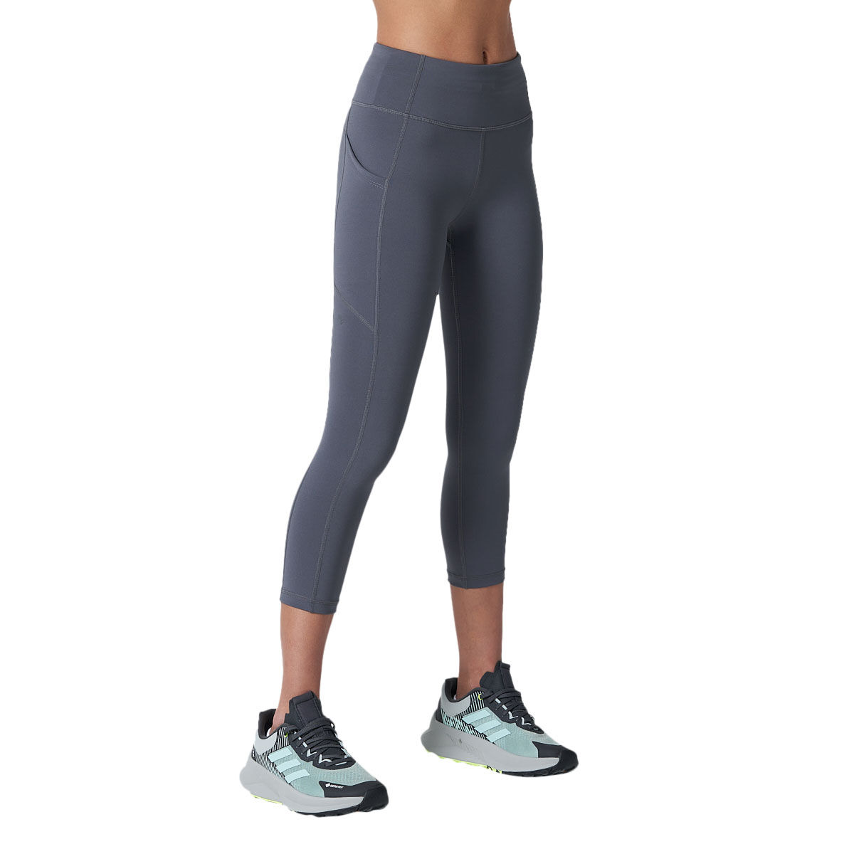 Ell/Voo Womens Essentials 3/4 Pocket Tights Charcoal S - Charcoal slider