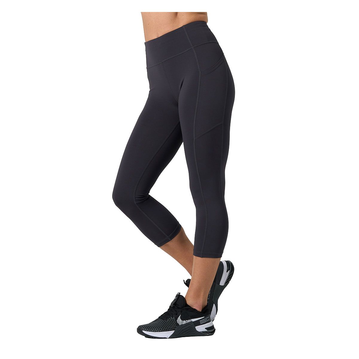 Ell/Voo Womens Essentials 3/4 Pocket Tights - Graphite slider