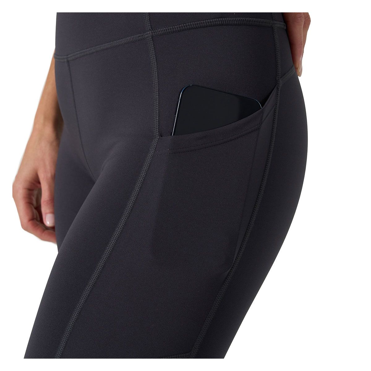 Ell/Voo Womens Essentials 3/4 Pocket Tights - Graphite slider