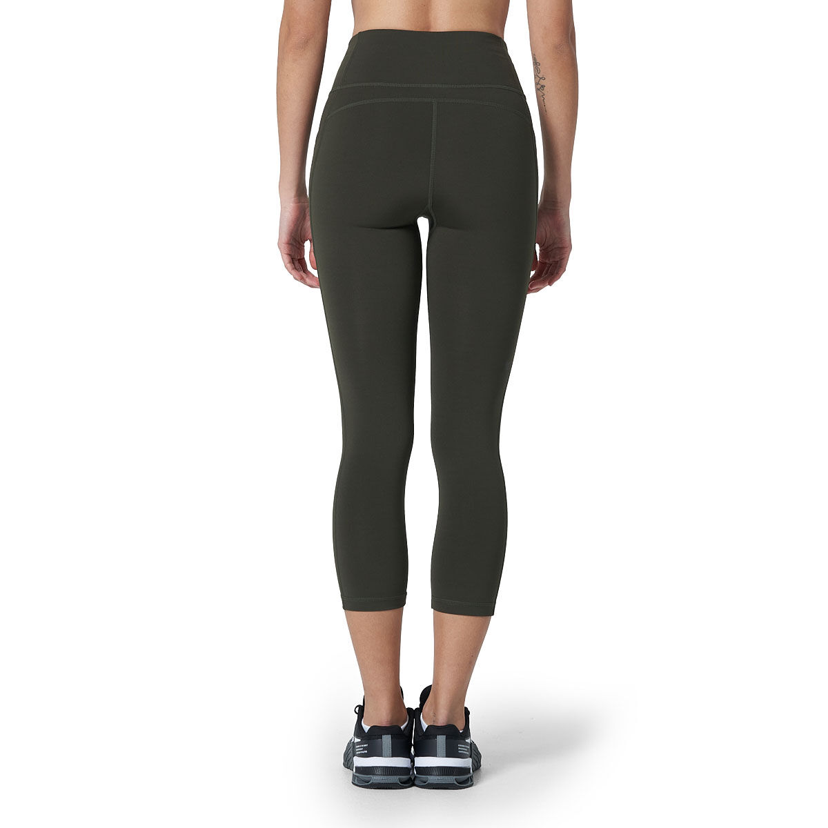 Ell/Voo Womens Essentials 3/4 Pocket Tights Khaki XS - Khaki slider