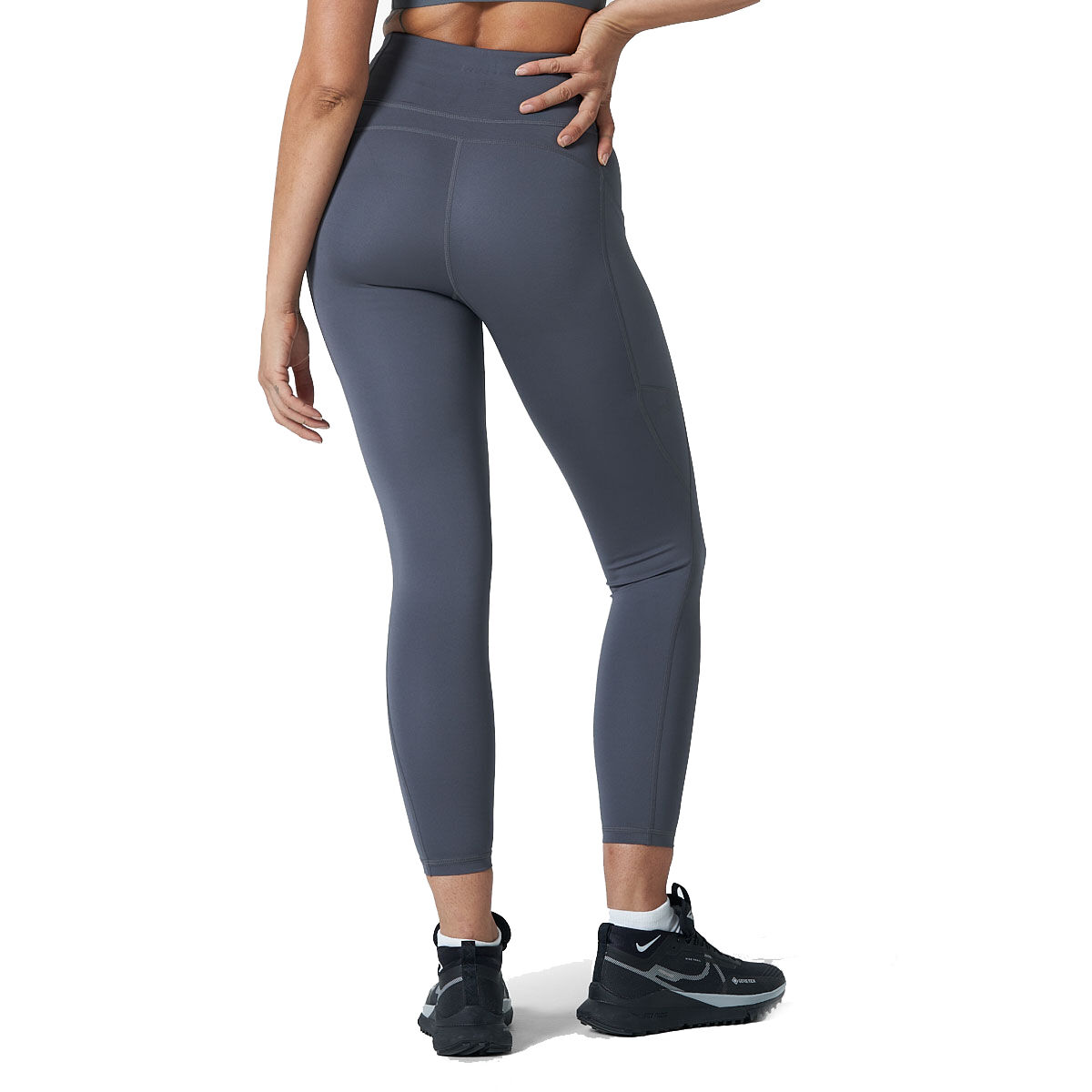 Ell/Voo Womens Essentials 7/8 Pocket Tights Charcoal M - Charcoal slider