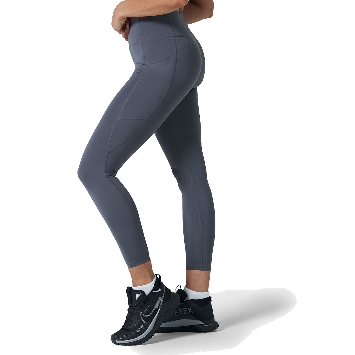 Ell/Voo Womens Essentials 7/8 Pocket Tights Charcoal M - Charcoal slider