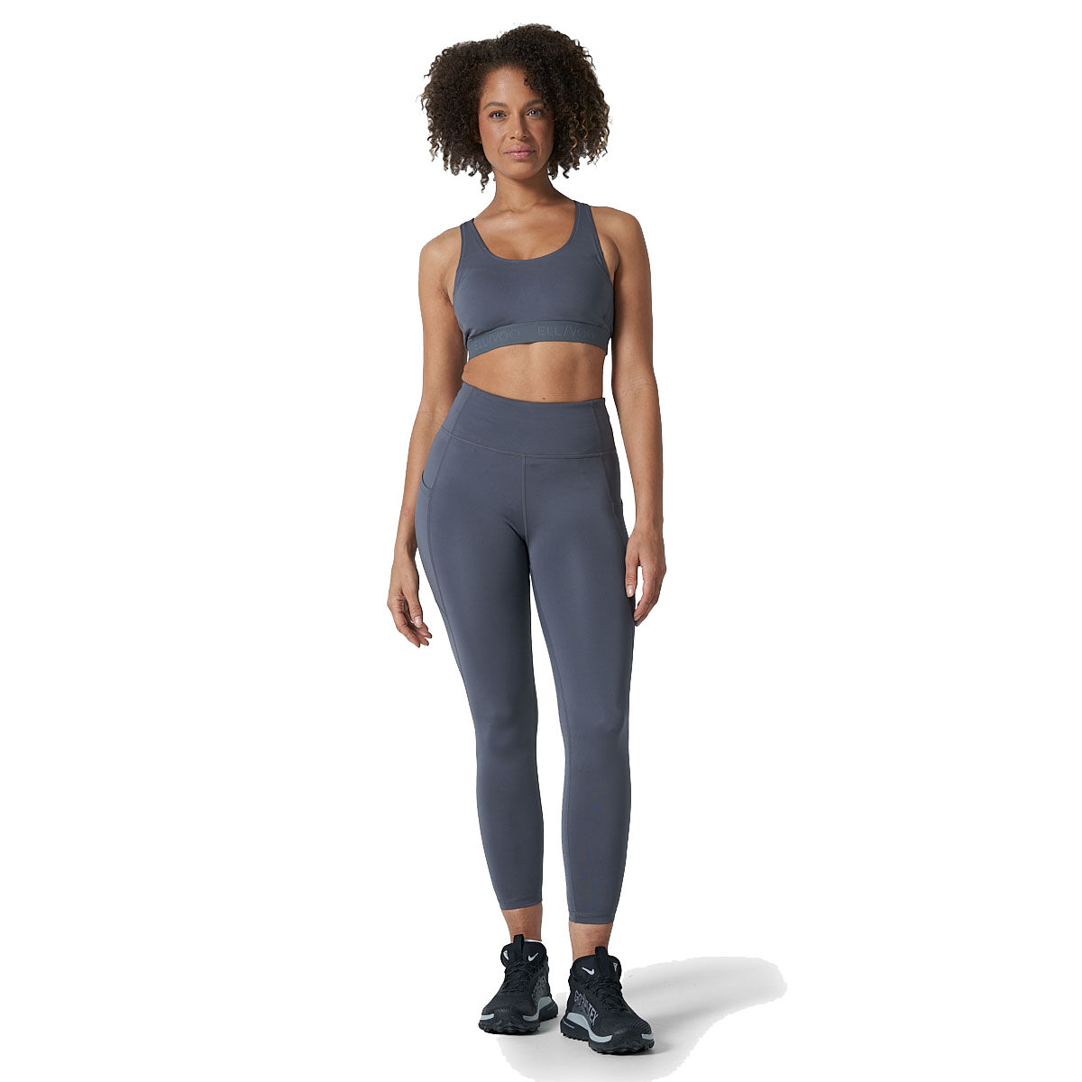 Ell/Voo Womens Essentials 7/8 Pocket Tights Charcoal M - Charcoal slider