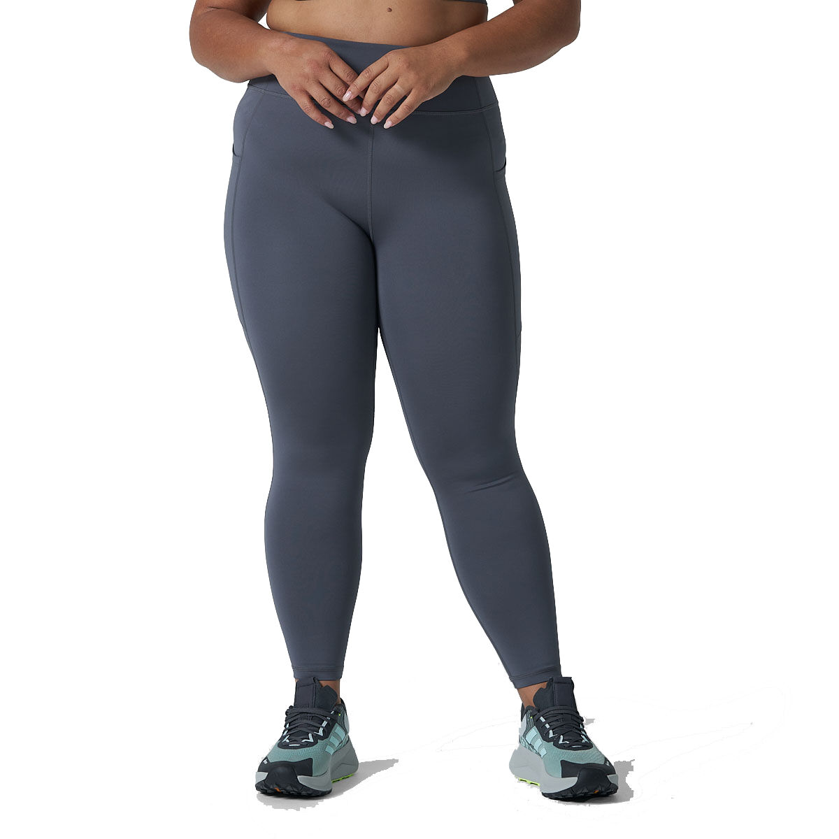 Ell/Voo Womens Essentials 7/8 Pocket Tights Charcoal M - Charcoal slider