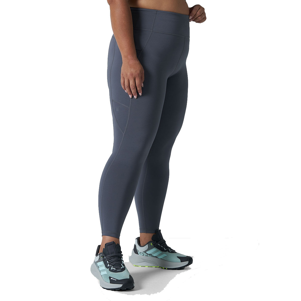 Ell/Voo Womens Essentials 7/8 Pocket Tights Charcoal M - Charcoal slider