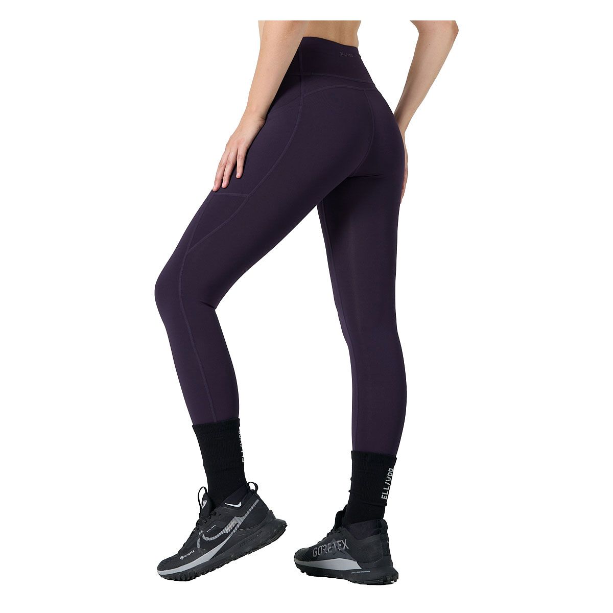 Ell/Voo Womens Essentials 7/8 Pocket Tights - Navy slider