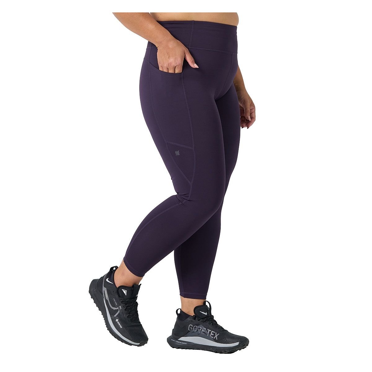 Ell/Voo Womens Essentials 7/8 Pocket Tights - Navy slider