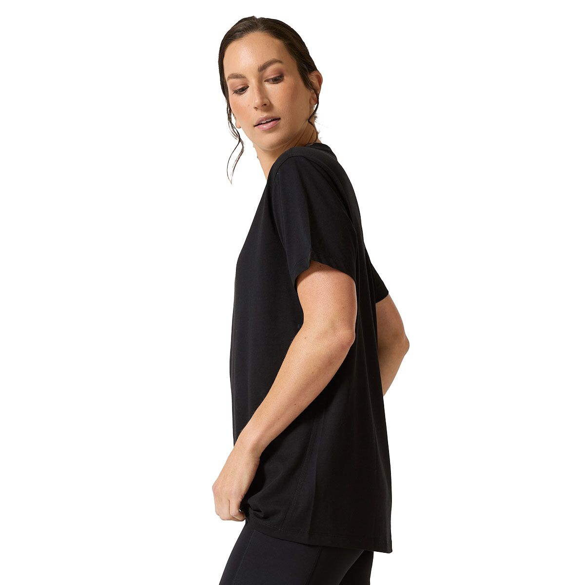 Ell/Voo Womens Essentials Long Training Tee - White slider