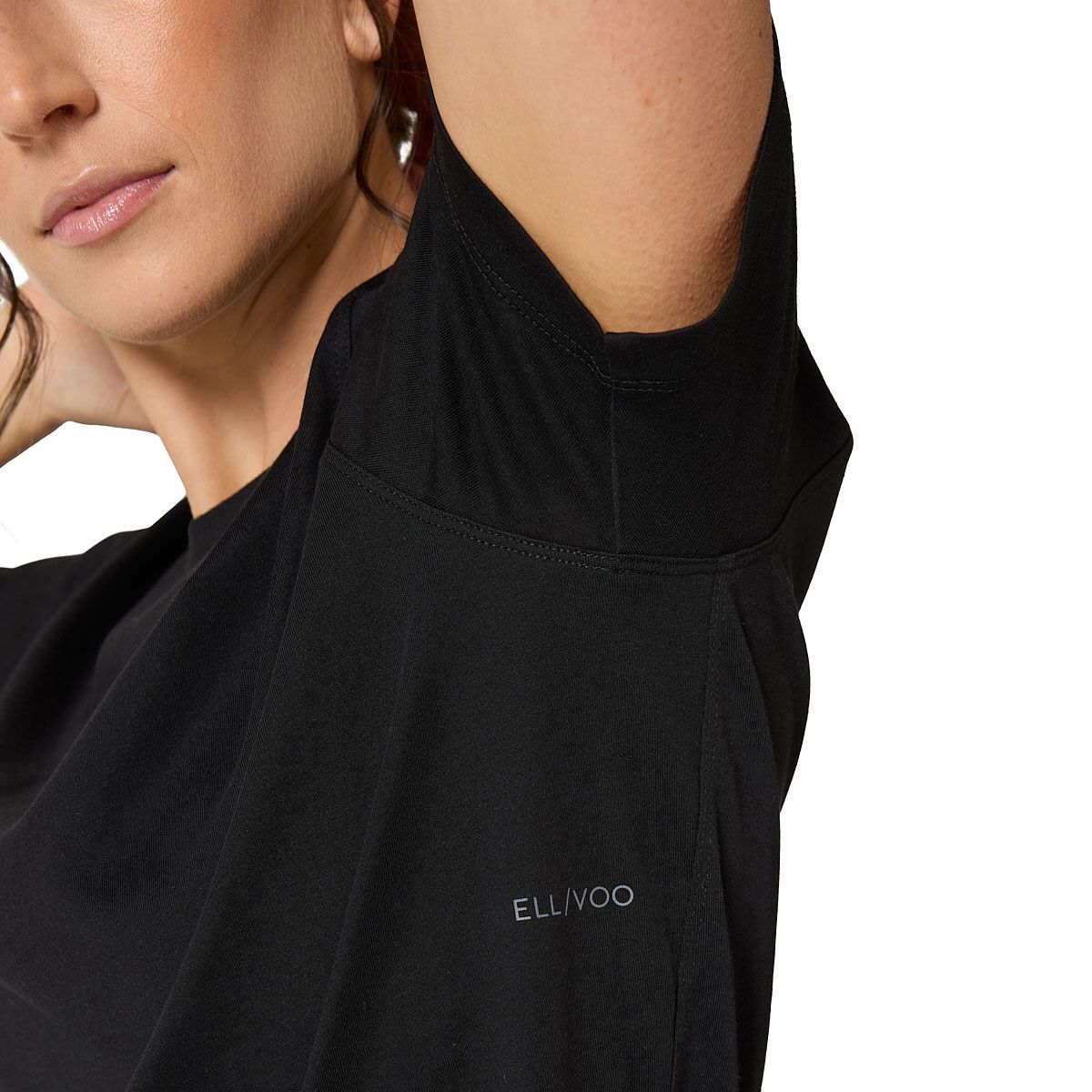 Ell/Voo Womens Essentials Long Training Tee - White slider