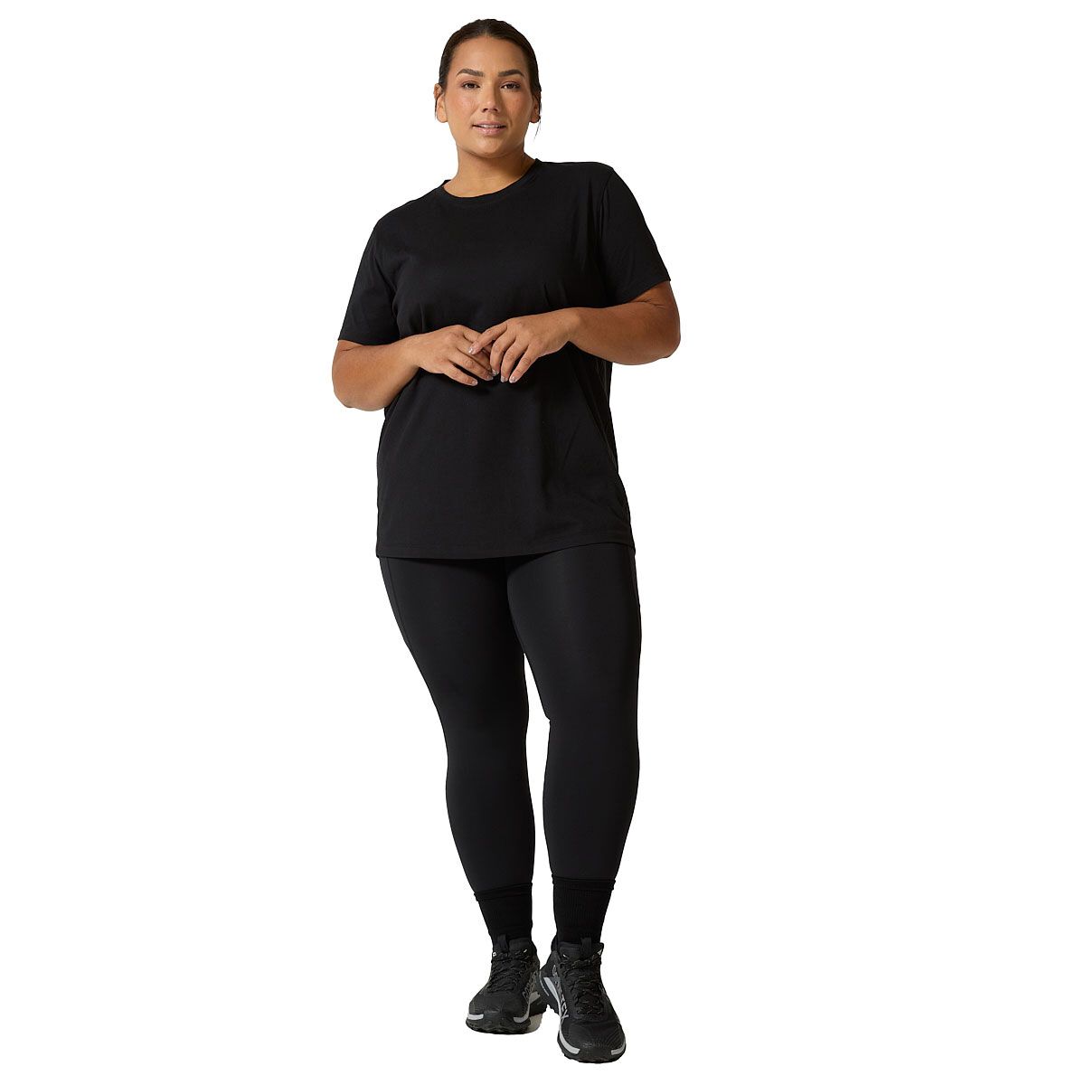 Ell/Voo Womens Essentials Long Training Tee - White slider