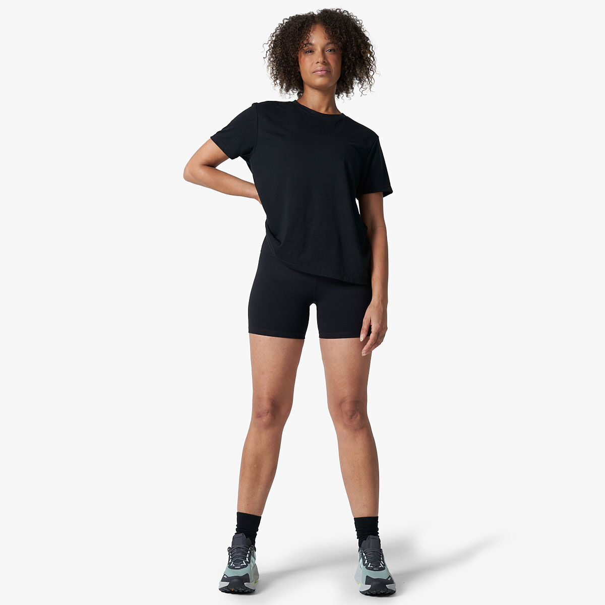 Ell/Voo Womens Essentials Relaxed Tee - White slider