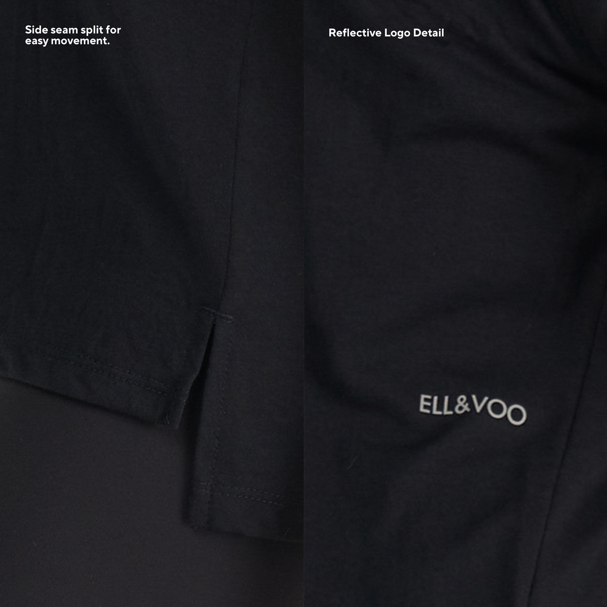 Ell/Voo Womens Essentials Tee - Black slider