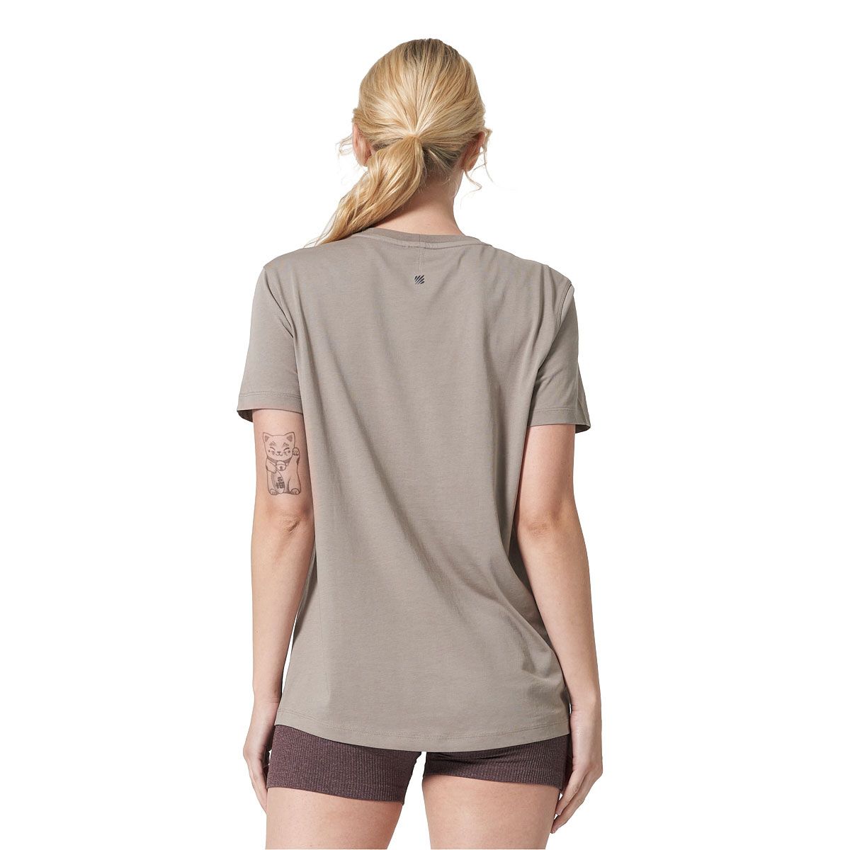 Ell/Voo Womens Essentials Training Long Tee - Grey slider